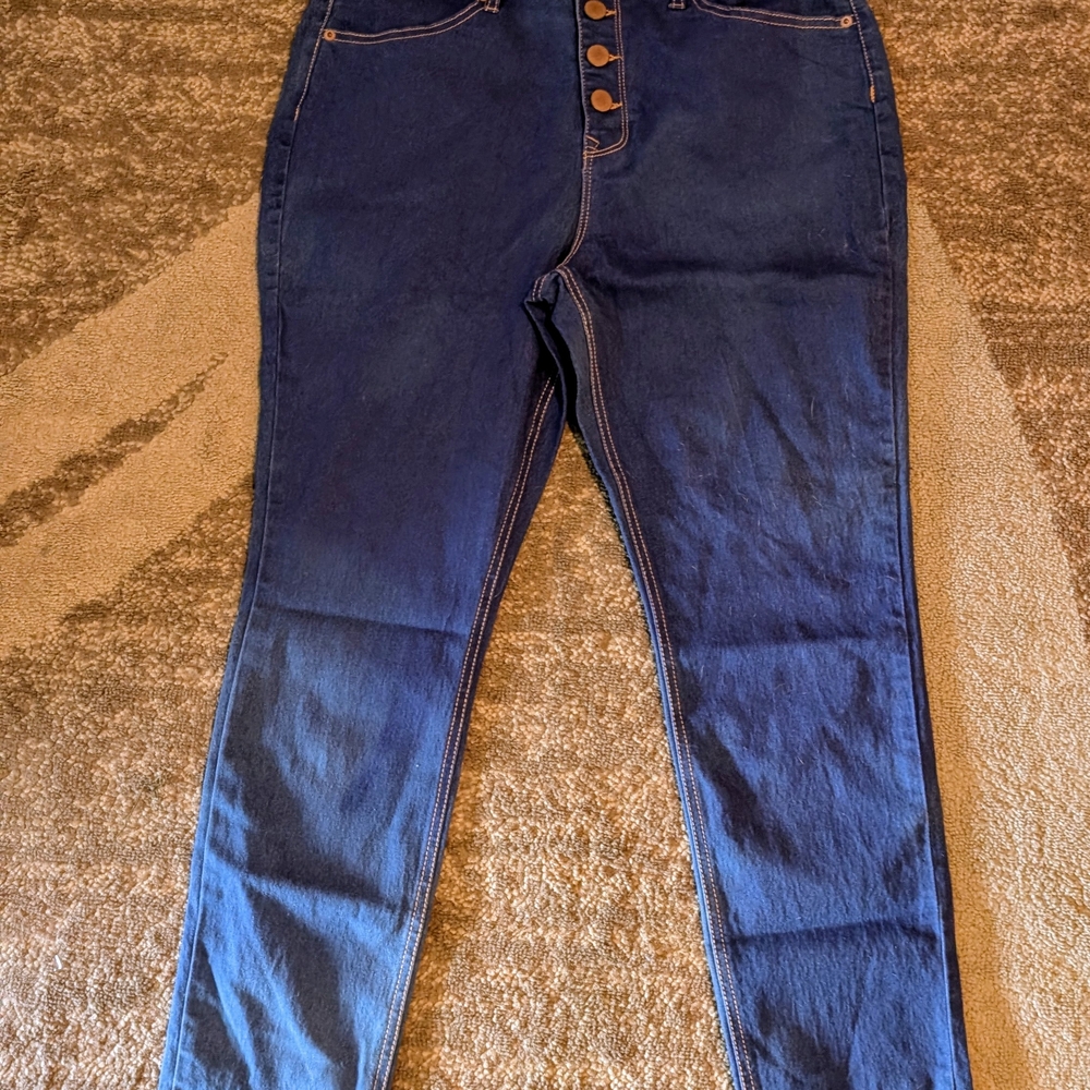 No Boundaries High Rise Dark Blue Jeans